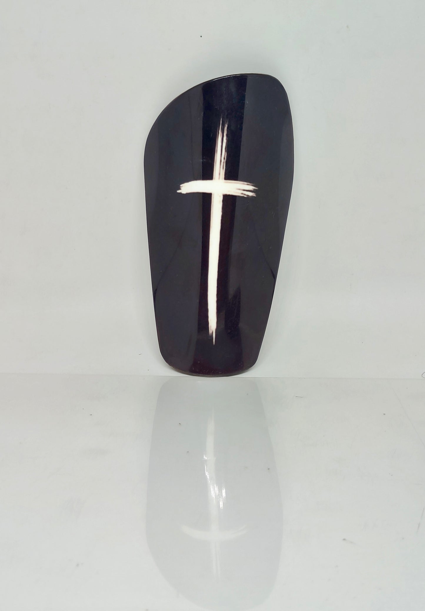 Black Cross Mini Shinpads