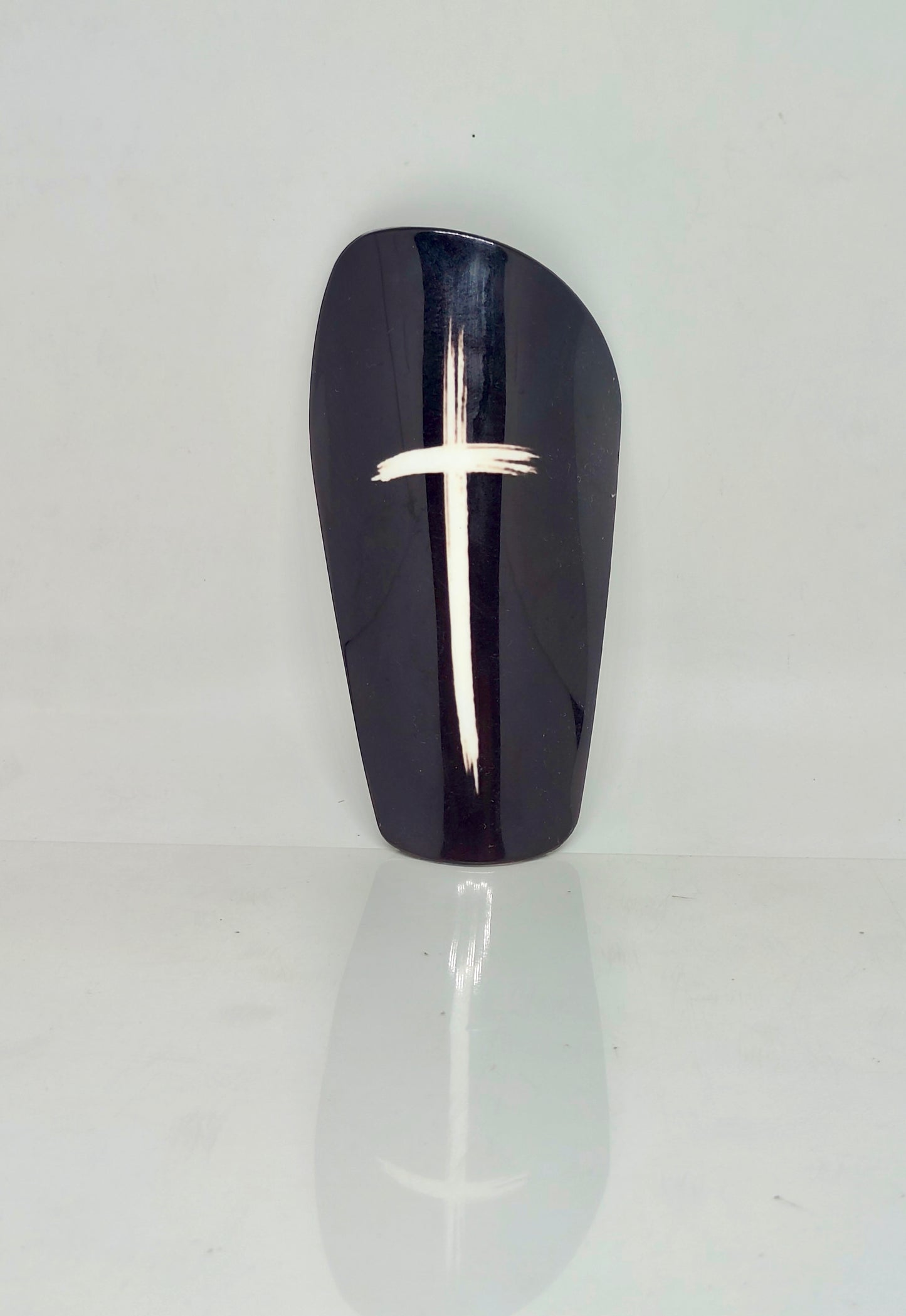 Black Cross Mini Shinpads