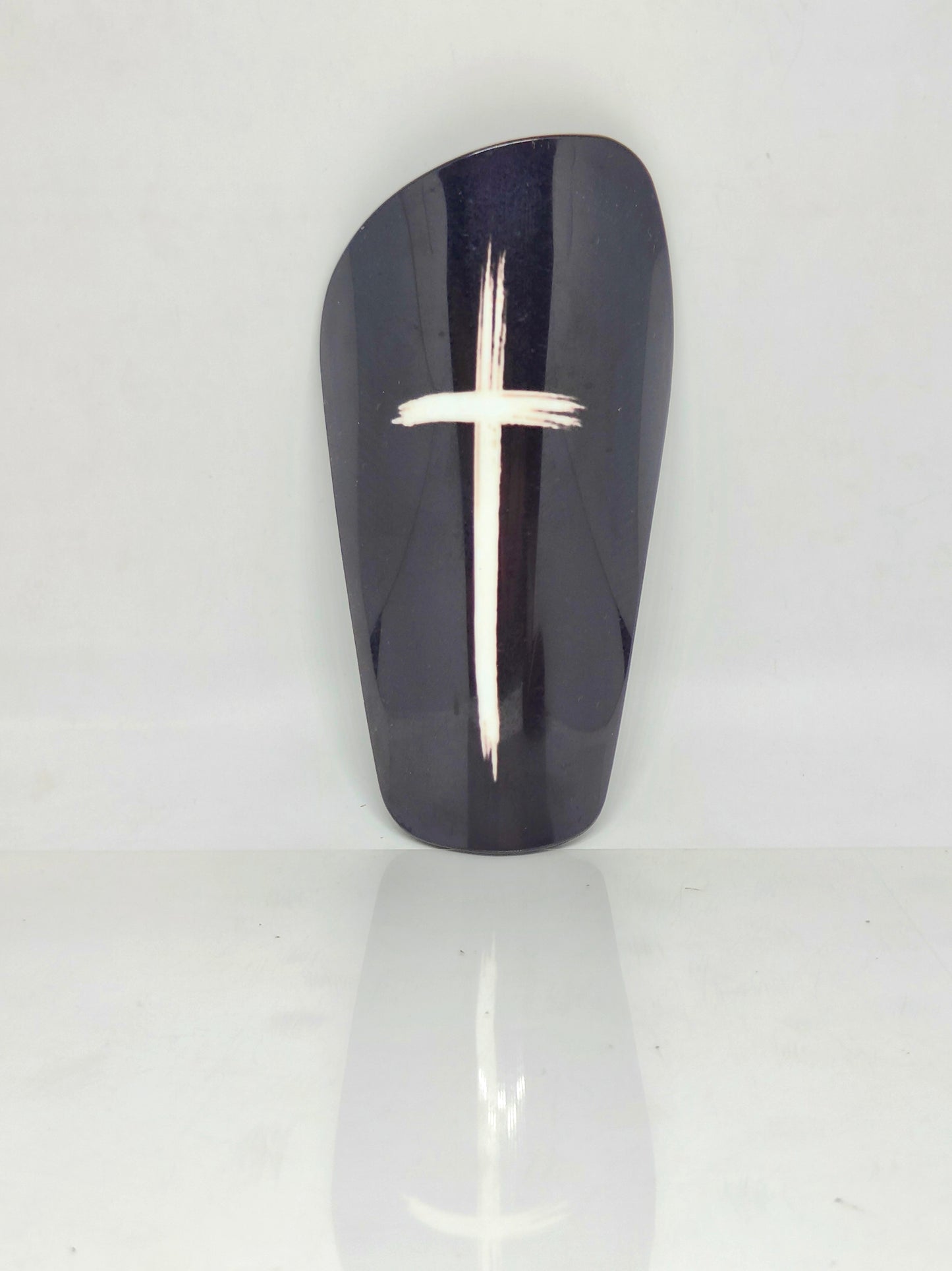 Black Cross Mini Shinpads