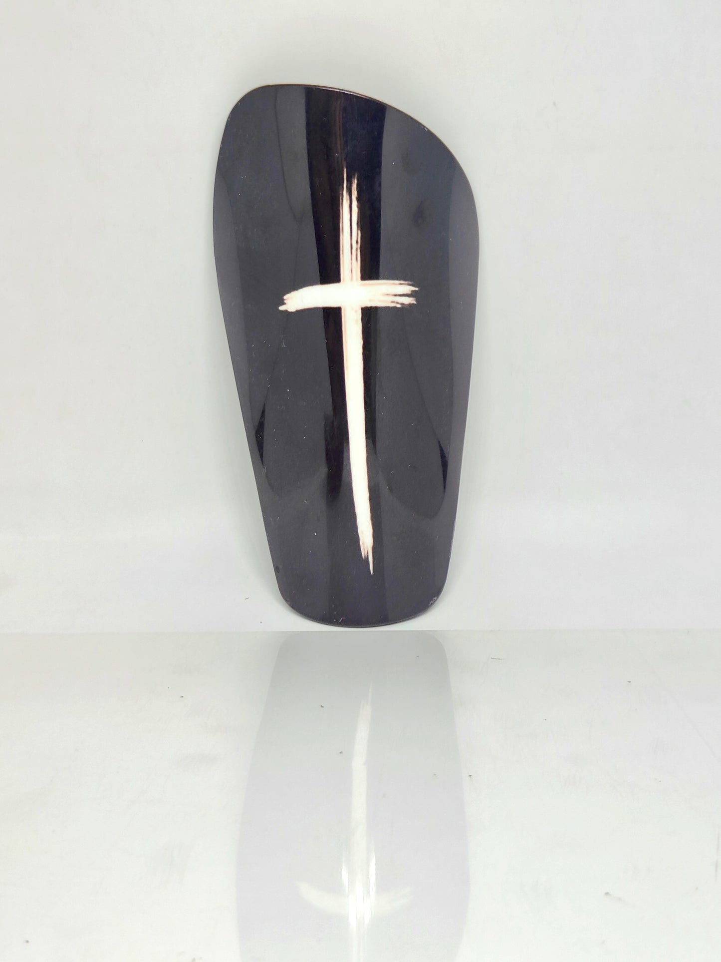 Black Cross Mini Shinpads
