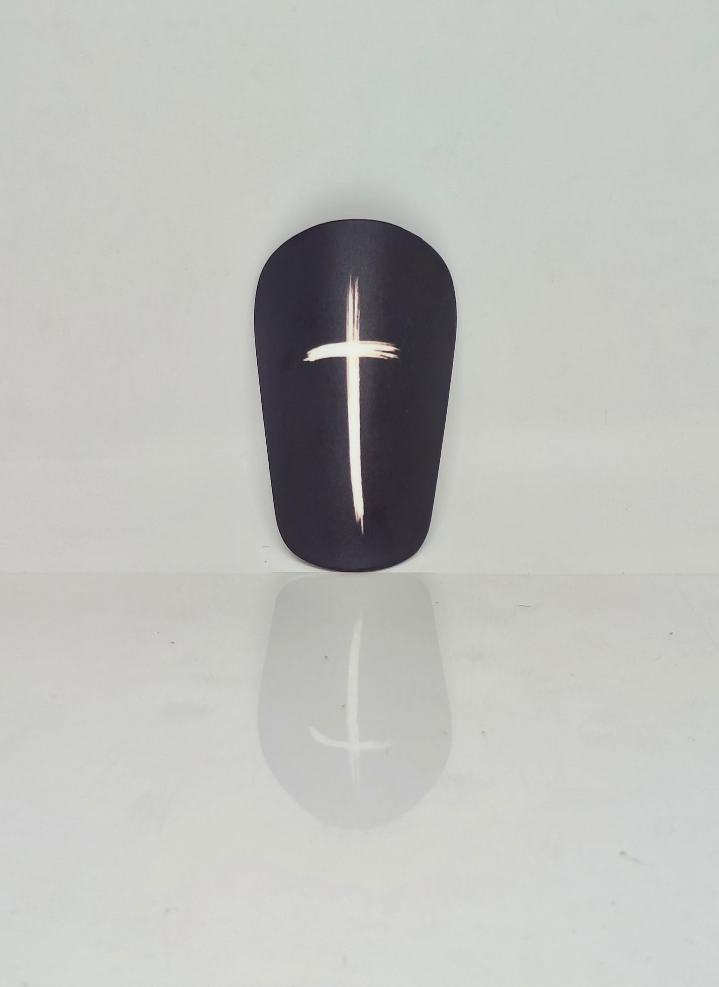 Black Cross Mini Shinpads